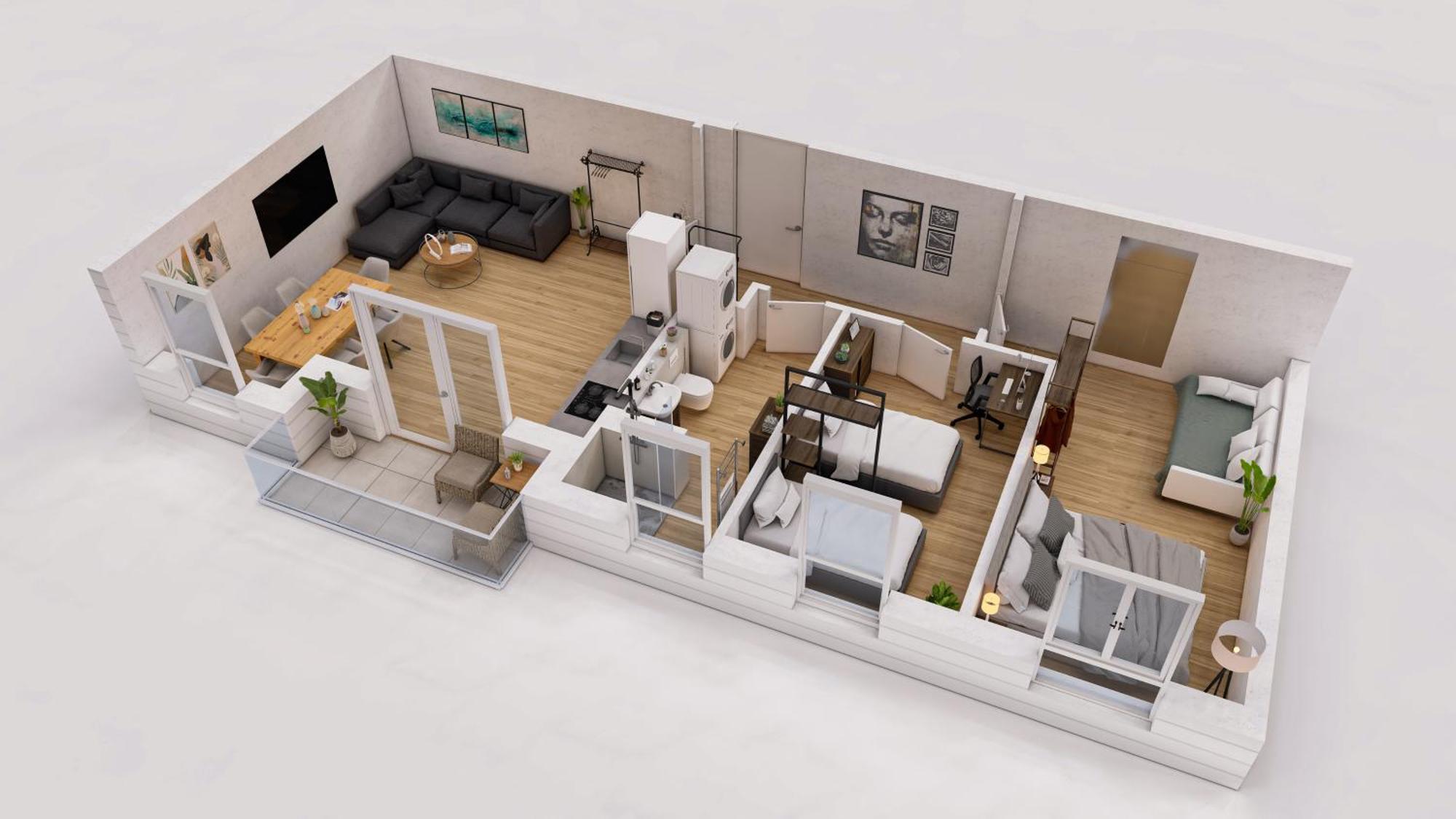 Tomsflat Braunschweig - 3 Rooms, Kitchen, Workspace, Highspeed Wifi, Washer & Dryer, Balcony Eksteriør billede